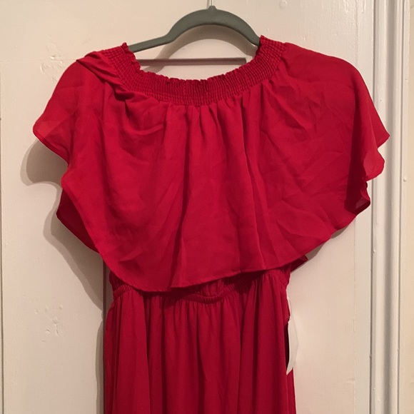 NWT Show Me Your Mumu Hacienda Maxi Dress Red Large - Picture 5 of 7